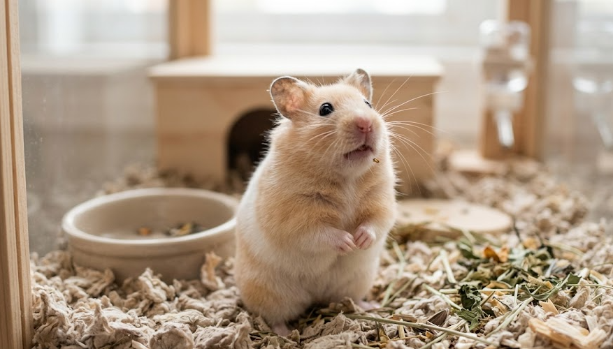 ハムスターがキュッキュッと鳴くのは甘え？鳴き声の意味と見分け方