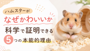 ハムスターがなぜかわいいか科学で証明できる5つの本能的理由