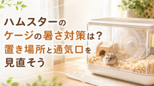 ハムスターのケージの暑さ対策は？置き場所と通気口を見直そう