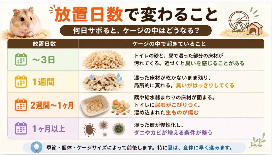 何日サボったらまずいのか。放置日数で変わること